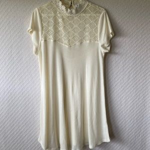 Sunset & Sixth Cream Tunic Dress-Size S